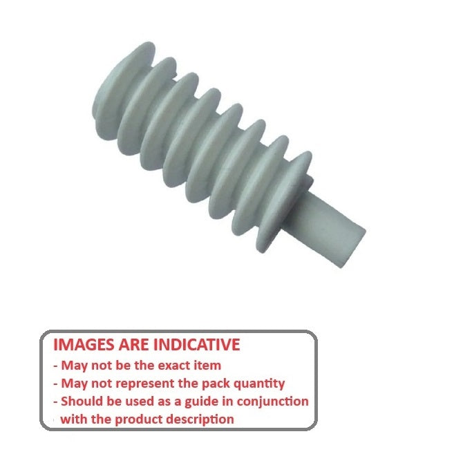 1229388 | WM1R24-1-023HP048-NY (Each) --- Worm Gears - Pitch 24DP - Worm - 1 Start tooth - 4 Deg 46 Min with 14.5 Deg Pressure Angle 24DP - Nylon Polyamide 6/6