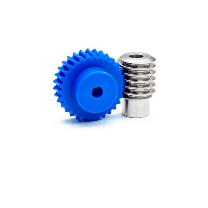 1036030 | WGS2-100-020-050-R-ACS (Each) --- Worm Sets Gears - Pitch Module 1.0 - 20 tooth - 5 mm Module 1 - Polyacetal and Steel Gear