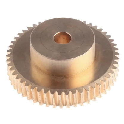 1034846 | WG2L-100-030-060-BZ (Each) --- Worm Gears - Pitch Module 1.0 - 30 tooth - 7 Deg 11 Min Module 1.0 - Aluminium Bronze - CAC702 Gear