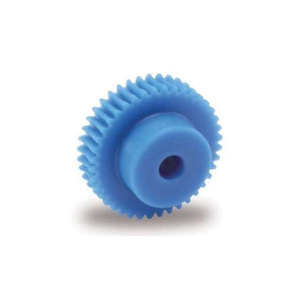 1002652 | WG1R-080-040-060-ACE (Each) --- Worm Gears - Pitch Module 0.8 - 40 tooth - 4 Deg 24 Min Module 0.8 - Polyacetal White Gear