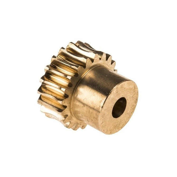 1002647 | WG2R-080-030-050-COP (Each) --- Worm Gears - Pitch Module 0.8 - 30 tooth - 6 Deg 34 Min Module 0.8 - Copper Alloy - CAC502 Gear