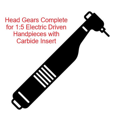 Dental Replacement Parts - Application Brand W&H® Head Gear Complete - Assembled with Ceramic Ball Bearings 