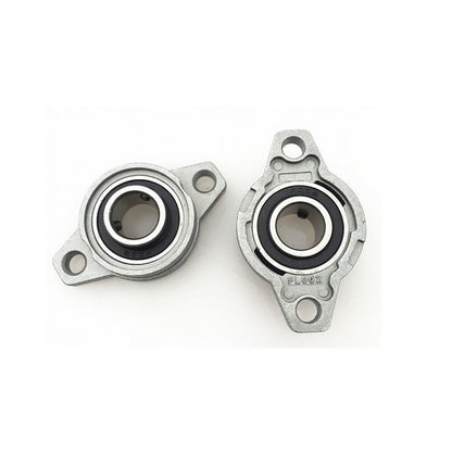 Flanged 2 Bolt Housing Assembly - 8x26x48 mm - Aluminium