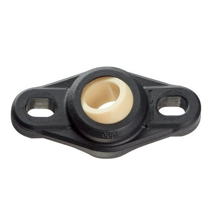 1125445 | FL-20-W300 (Each) --- Flanged 2 Bolt Housing and Bearing Assembly - 20 - 65 mm Aligning - Plastic