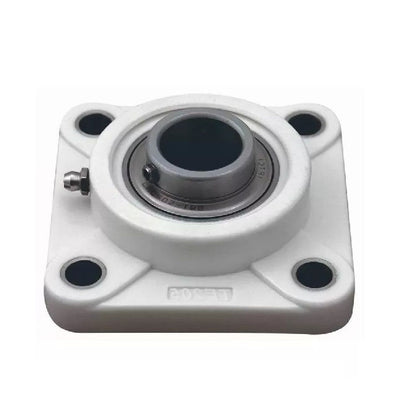 1141637 | IP-233RS (Each) --- Flanged 4 Bolt Housing and Bearing Assembly - 30x14x15.9 mm Rigid - Thermoplastic and Chrome Steel