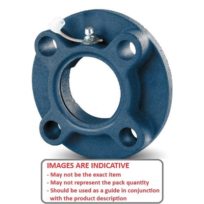 1194772 | FC205 (Each) --- Flanged Round Cast Iron Housings - 115x29.7x6 mm - Cast Iron Housing