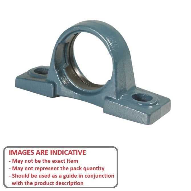 1173900 | P204 (Each) --- Cast Iron Pillow Block Housings - 65x127x38 mm - Cast Iron Housing