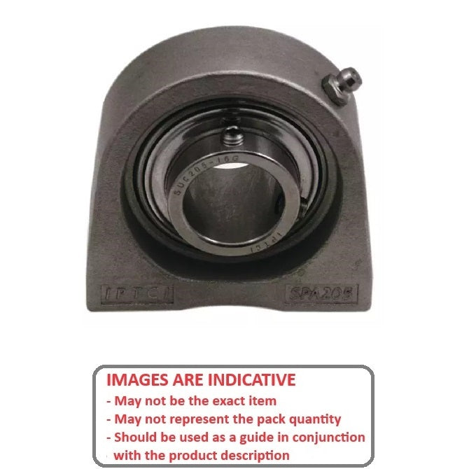 1159063 | IP-120RS (Each) --- Tapped Base Housing and Bearing Assembly - 45x54x127 mm Stainless