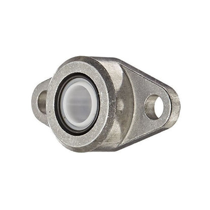 1072574 | HF1-250-A (PK-2) --- Flanged 2 Bolt Housing and Bearing Assembly - 6.35x31.75x41.4 mm Self Aligning - Delrin ™