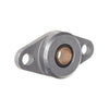 Flanged 2 Bolt Housing Assembly - 7.938x44.45x57.15 mm - Bronze SAE 840 Sintered