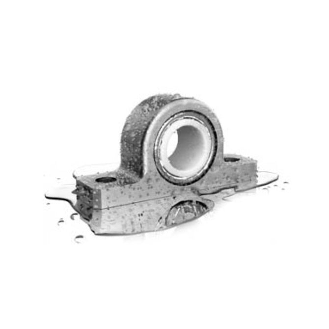 Pillow Block Housings - 12 mm - 961 N - 795 RPM - Aluminium Housing with Acetal Bearing
