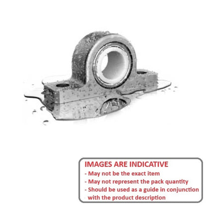 1099912 | NPB2-12M-A (PK-2) --- Pillow Block Housings - 12 mm - 961 N - 795 RPM Washdown - Aluminium Housing with Acetal Bearing