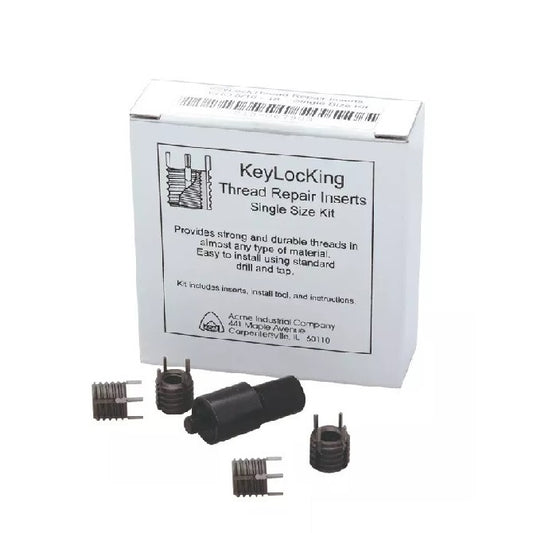Size Kits Thread Repair - 7/16-20 UNF -11.11mm- 5/8-11 UNC -15.88mm- 15.7 mm - Steel