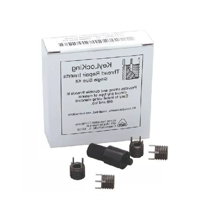 1085630 | KLI-0953-KIT-SS (Each) --- Size Kits Thread Repair - 3/8-16 UNC - 9.53mm - 9/16-12 UNC 12.7 mm Keylocking - Stainless Steel Insert