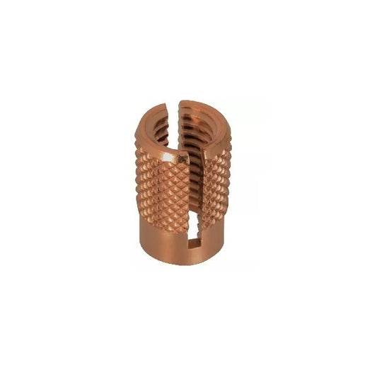 Expansion Inserts - M2 - 2x0.4mm - 3x4.5 mm Press In - Brass Insert