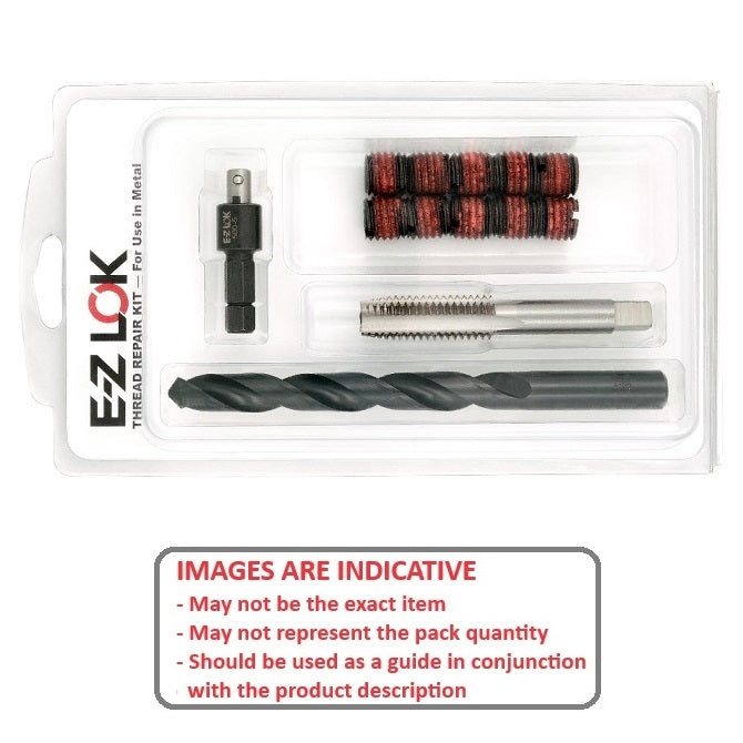 1070596 | EZL-064C-KIT (Each) --- Size Kits Thread Repair - 1/4-20 UNC - 6.35mm - 9.525mm - 3/8-16 UNC - - Q EZ-Lok