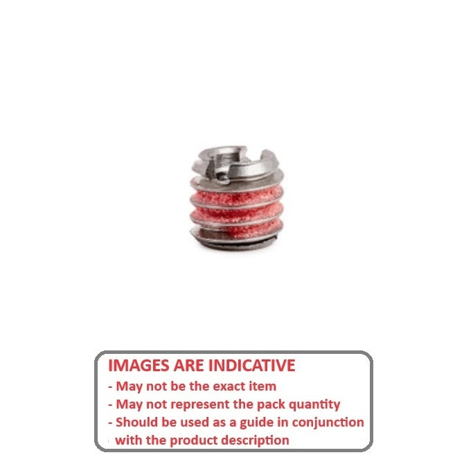 1056570 | EZL-048C-095C-103-S3 (Each) --- Inserts Thread Repair - 10-24 UNC - 4.76mm - 10.31 mm - 3/8-16 UNC - 9.53mm - EZ-Lok - Stainless Steel 303 PV Similar to A2, 304, 18-8 Insert