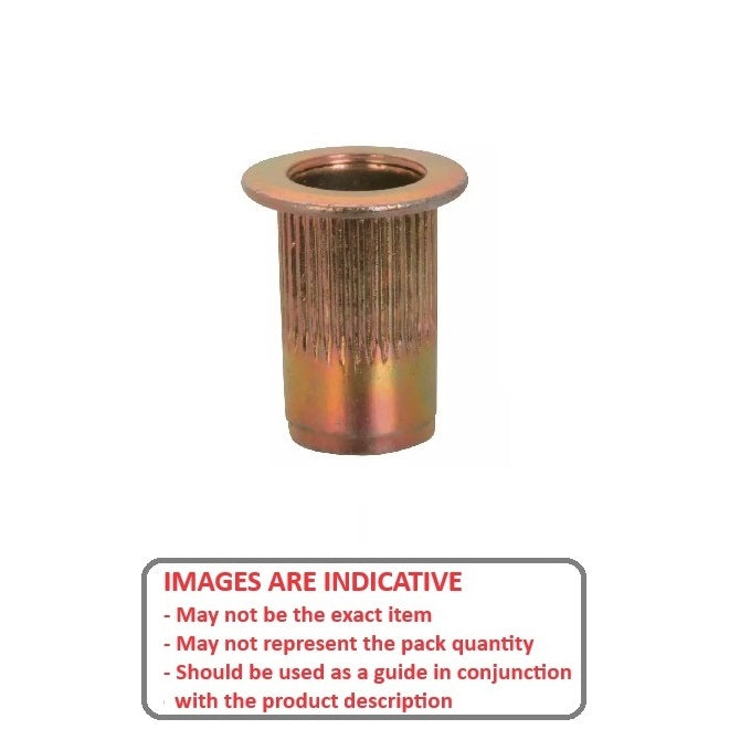 1054155 | IN-RIV-042C-033-R (PK-50) --- Rivet Nuts Inserts - 8-32 UNC - 4.17mm - 6.75 - 2.03 - 3.32 Klik