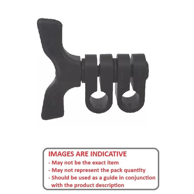 1087951 | SJ-9RS (Each) --- Swivel Joints - 9.53x9.53x38.1 mm Wing Knob