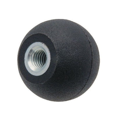 1081363 | KF080M-025-TTPL-ST (Each) --- Ball Knobs - M8 - 8x1.25mm - 25x9 mm Female Threaded - Thermoplastic Knob