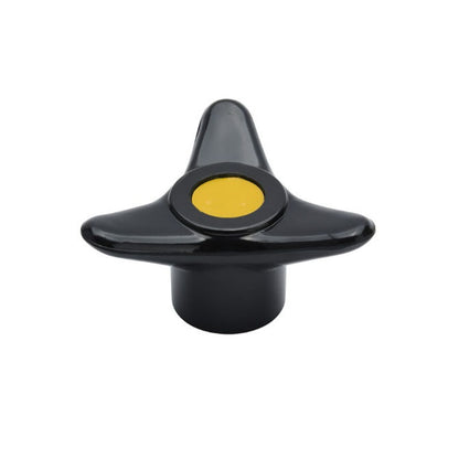 1234231 | KF120M-100-3LA (PK-4) --- Lobe Knobs - M12 - 12x1.75mm - 100x21 mm Three Lobe - Brass Knob