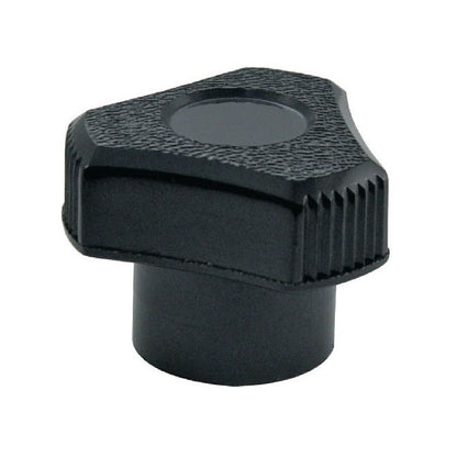 1072306 | KF064C-025-3L-BHST (PK-100) --- Lobe Knobs - 1/4-20 UNC - 6.35mm - 25.4x9.5 mm Three Lobe - Brass Knob