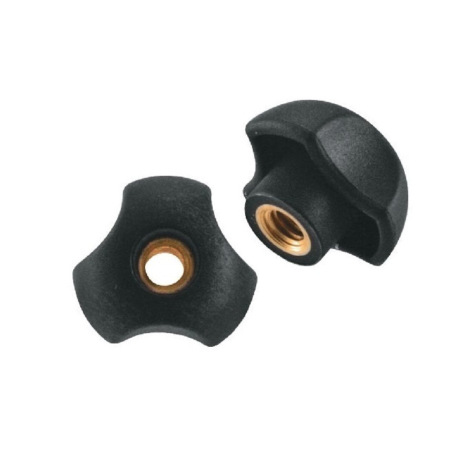 Lobe Knobs - 1/4-20 UNC -6.35mm- 39.88x14 mm - Brass