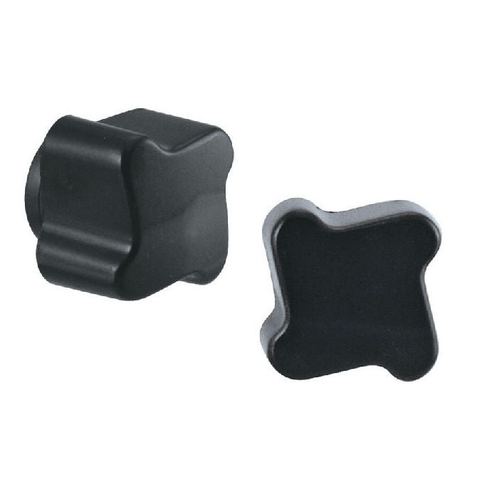 1072487 | KF064C-030-4L (Each) --- Lobe Knobs - 1/4-20 UNC - 6.35mm - 29.97x9.7 mm Four Lobe - Brass Knob