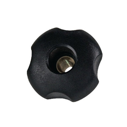1072150 | KF064C-020-4L-P (Each) --- Lobe Knobs - 1/4-20 UNC - 6.35mm - 20.07x9.7 mm Four Lobe - Brass Knob