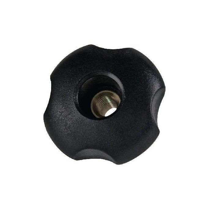 1103253 | KF127C-060-4L-P (Each) --- Lobe Knobs - 1/2-13 UNC - 12.7mm - 59.94x19.1 mm Four Lobe - Brass Knob