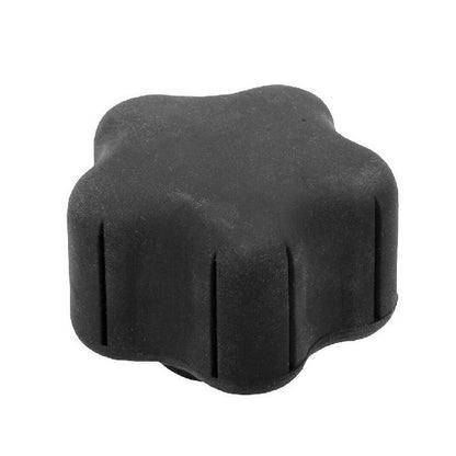 1086874 | KF095C-049-5LSFT (Each) --- Lobe Knobs - 3/8-16 UNC - 9.53mm - 48.51x12.7 mm Five Lobe - Plated Brass Knob