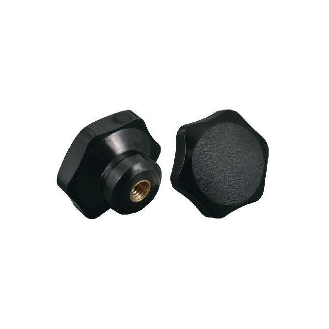 1075583 | KF079P-051-6L-ST (Each) --- Lobe Knobs - 7.87 Unthreaded Hole 51.05x21.1 mm Six Lobe - Steel Knob