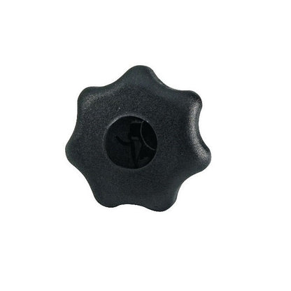 1061949 | KF050M-025-7L-ST (Each) --- Lobe Knobs - M5 - 5x0.8mm - 25x10 mm Seven Lobe - Steel Knob