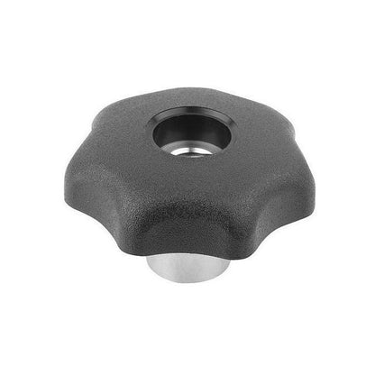 1092498 | KF100M-050-7LQA (Each) --- Lobe Knobs - M10 - 10x1.5mm - 50 - - Seven Lobe - Steel Hub Knob