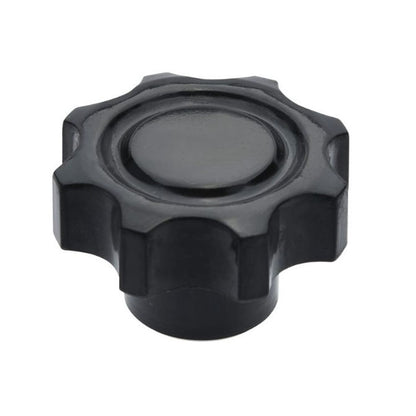 1099062 | KF120M-050-8L (Each) --- Lobe Knobs - M12 - 12x1.75mm - 50x21 mm Eight Lobe - Phenolic and Brass Knob