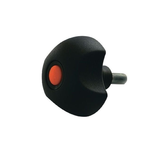 1077423 | KM079C-050-3L-SAF19 (Each) --- Lobe Knobs - 5/16-18 UNC - 7.94mm - 50.04x19.1 mm Three Lobe - Plastic with Insert Knob