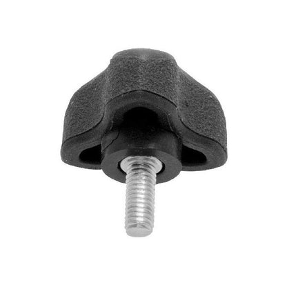 1073119 | KM064C-055-3L-SFT (PK-100) --- Lobe Knobs - 1/4-20 UNC - 6.35mm - 55.12x25.4 mm Three Lobe - Zinc Plated Steel Knob