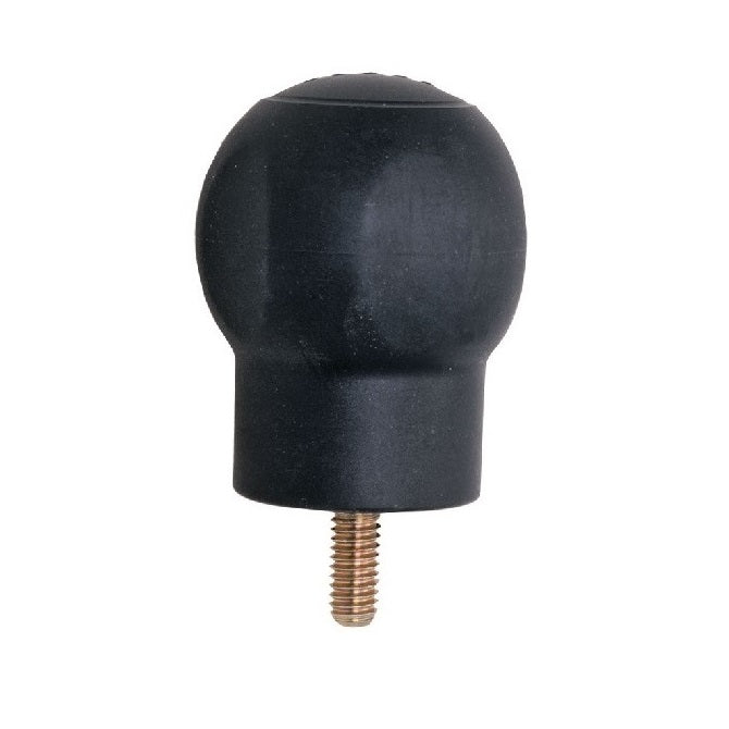 Round Male Soft Knobs - 3/8-16 UNC -9.53mm- 50x62 mm - Rubber