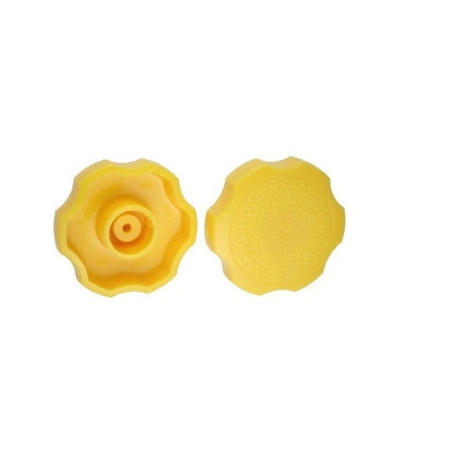 1067478 | KM060M-038-ROS-Y (PK-10) --- Thumb Knobs - M6 - 6.00mm - - Use Own Screw 38x12.2 mm For Cap Screws - Plastic Knob