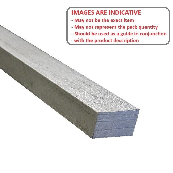 1048009 | 2R-0032-0064-0300-KS6U (Each) --- Rectangular Keysteel Lengths - 3.175x6.35x300 mm - Stainless Steel 316 Similar to A4, 18-10
