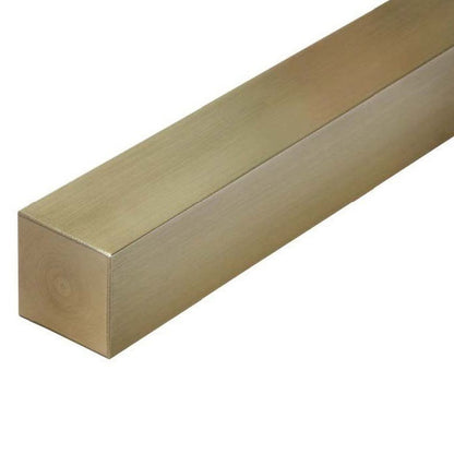 1085098 | 4R-0095-0300-BR (Each) --- Square Keysteel Lengths - 9.525x9.525x300 mm - Brass