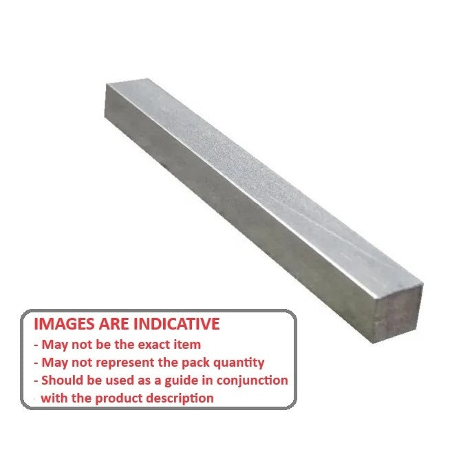 1101676 | 4R-0111-0300-KS6U (Pack of 12)  --- Square Keysteel Lengths - 11.113x11.113x300 mm - Stainless Steel 316 Similar to A4, 18-10