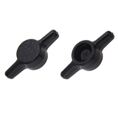 1088227 | KM095-044-TEE-B (PK-10) --- Thumb Knobs - 3/8 - 9.53mm - - Use Own Screw 44.45x11.9 mm For Cap Screws - Plastic Knob