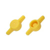 Thumb Knobs - M5 - 5mm - - Use Own Screw 26x6.6 mm For Cap Screws - Plastic