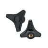 Tri Knobs - 3/8-16 UNC -9.53mm- 50.8  - Brass