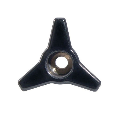 1078141 | KF079C-065-TRI-PF (Each) --- Tri Knobs - 5/16-18 UNC - 7.94mm - 65.02 - - Through Hole - Brass Knob