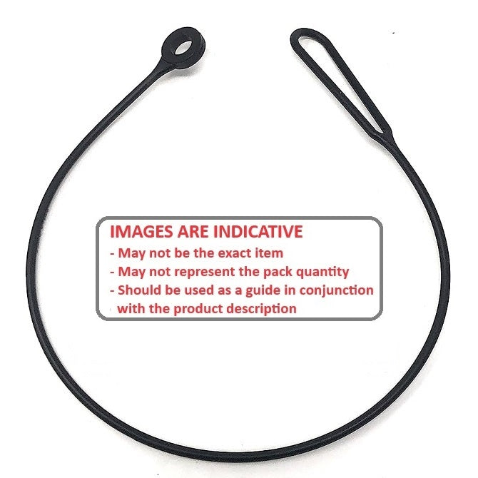 1234636 | PPL-226RS (PK-300) --- Nylon Lanyards - Type Loop and Eyelet 250x6.6 mm