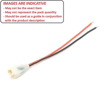 1229543 | LE-BAT-M-BLA-BL (PK-6) --- Leads Hobby - End Type 1 Battery - 1 Cell Lipo Male Blank - Parkzone