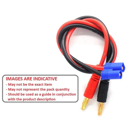 1229772 | LE-EC3-M-BAN3-M (Each) --- Leads Hobby - End Type 1 EC3 Male 3mm Banana - Generic