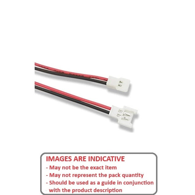 1230104 | LE-MIC-FM-BLA-BL (Set) --- Leads Hobby - End Type 1 Micro Series Connectors Male / Female Blank - Losi